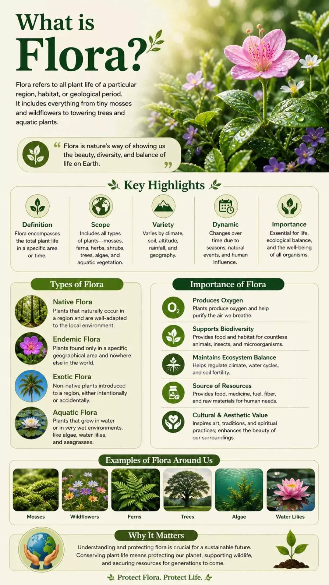 Examples of Flora