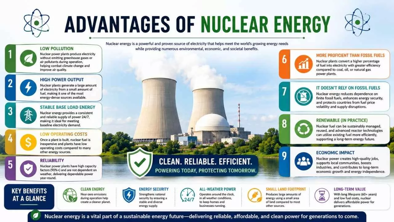 Pros of Nuclear Energy