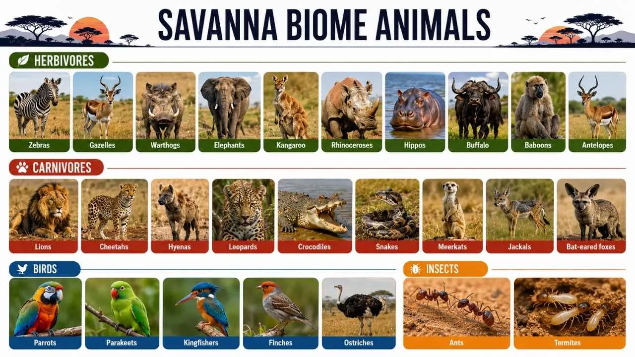 Savanna Biome Animals