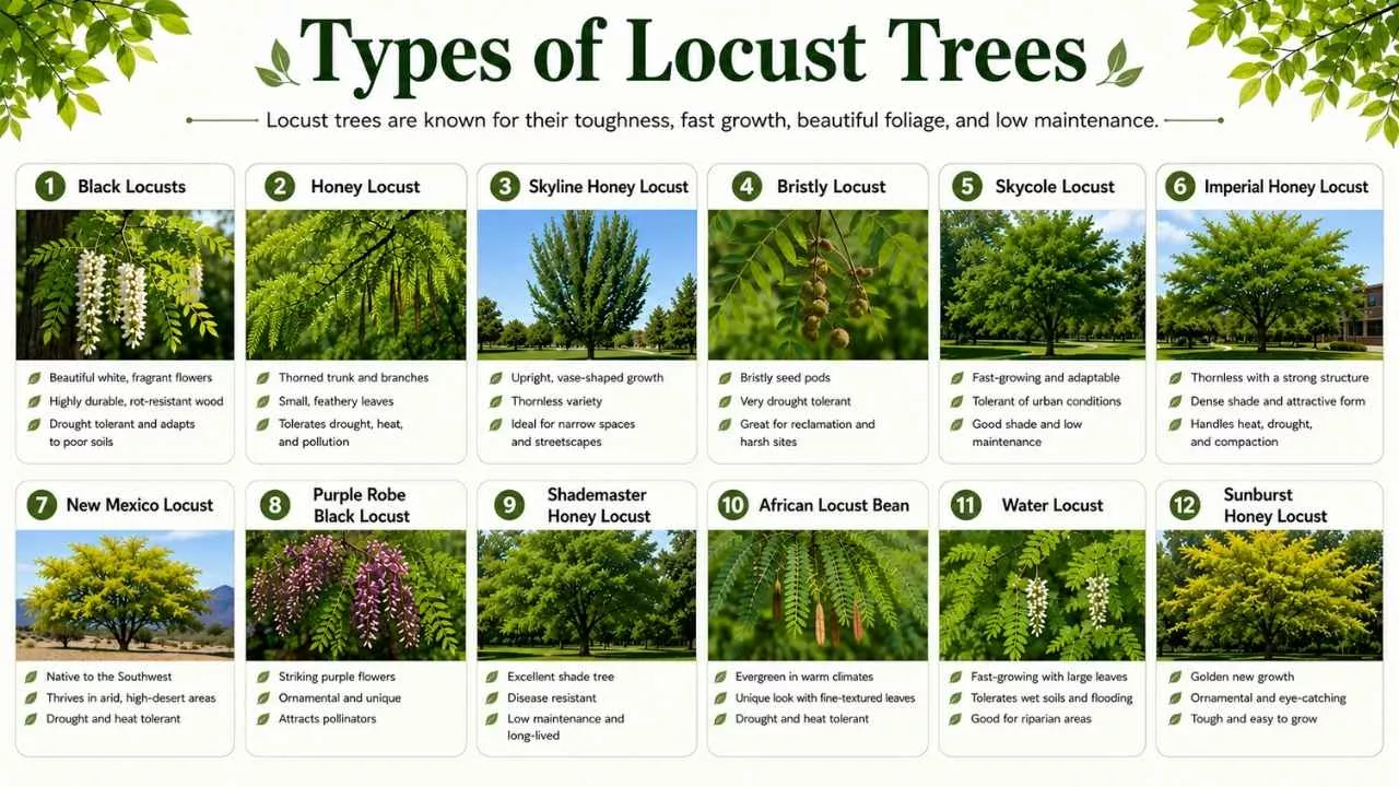 Types of Locust Trees
