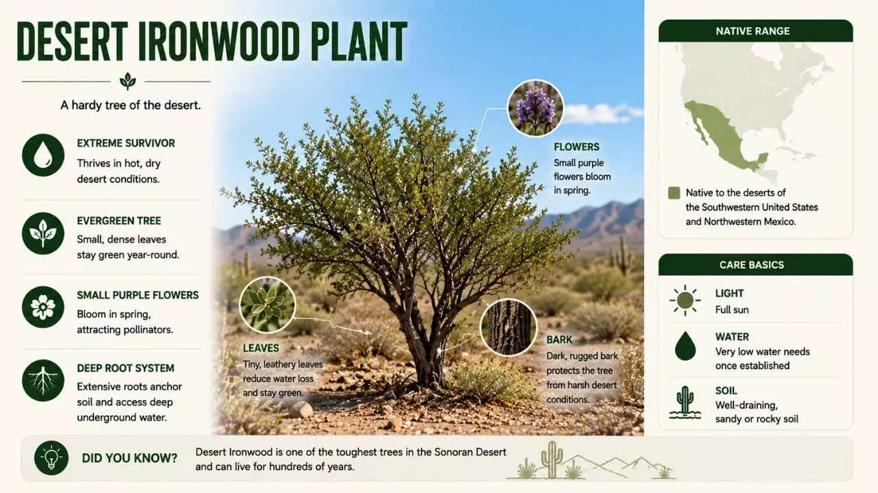 Desert Ironwood Plant