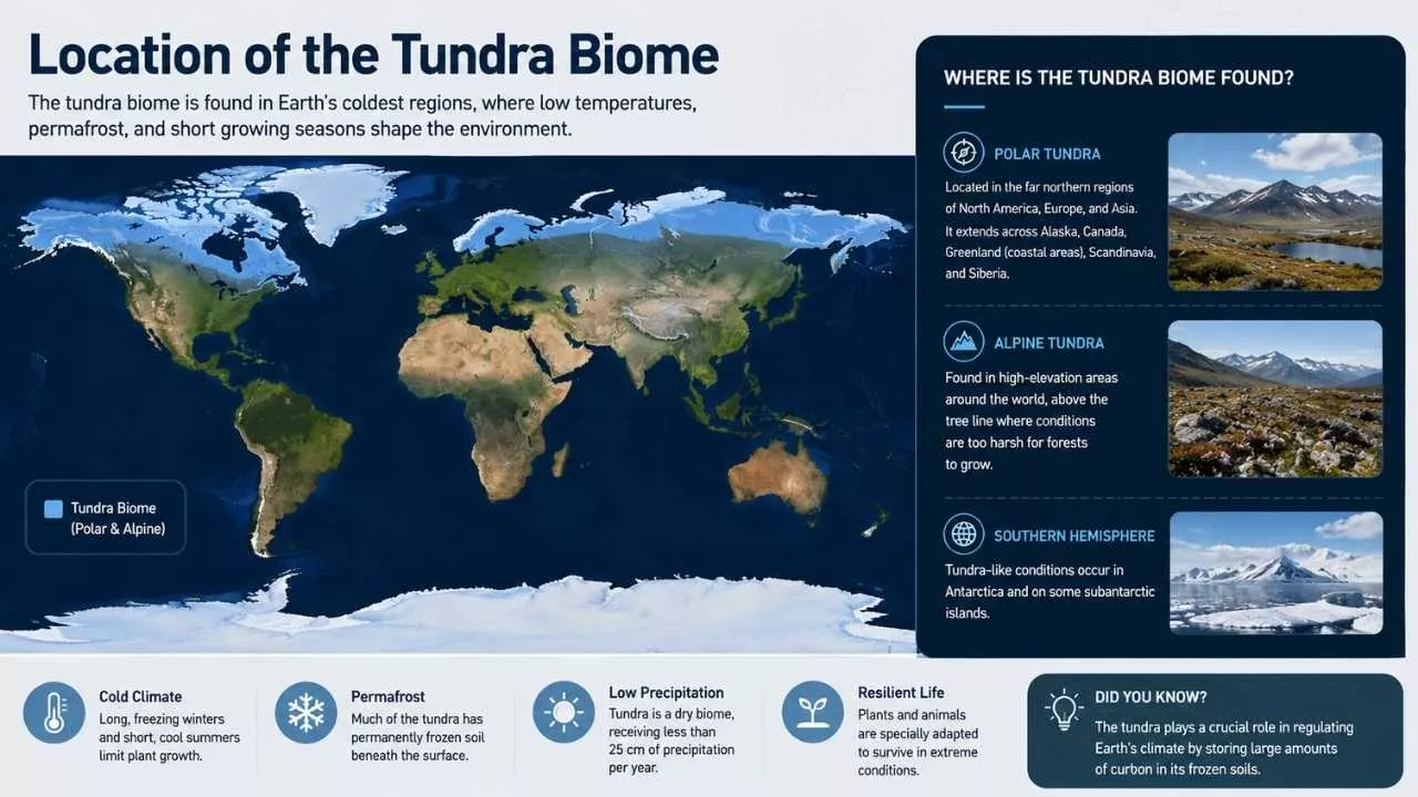 Location of the Tundra