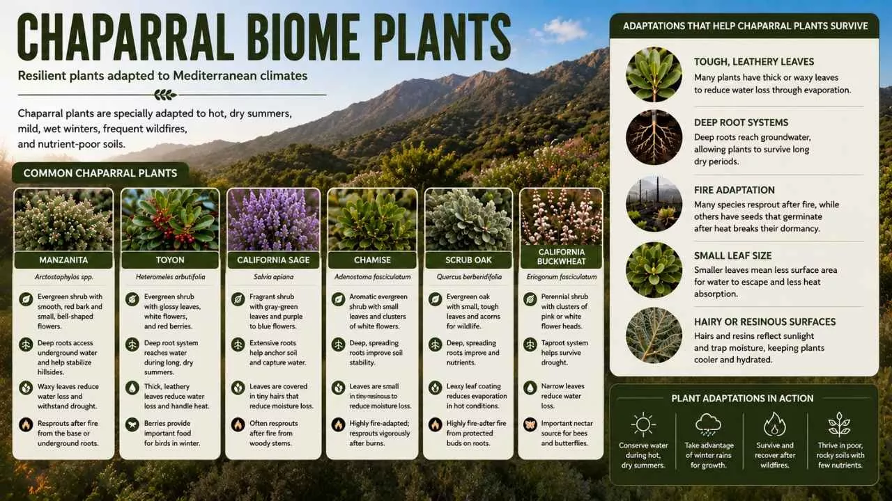 Plants of Chaparral Biome