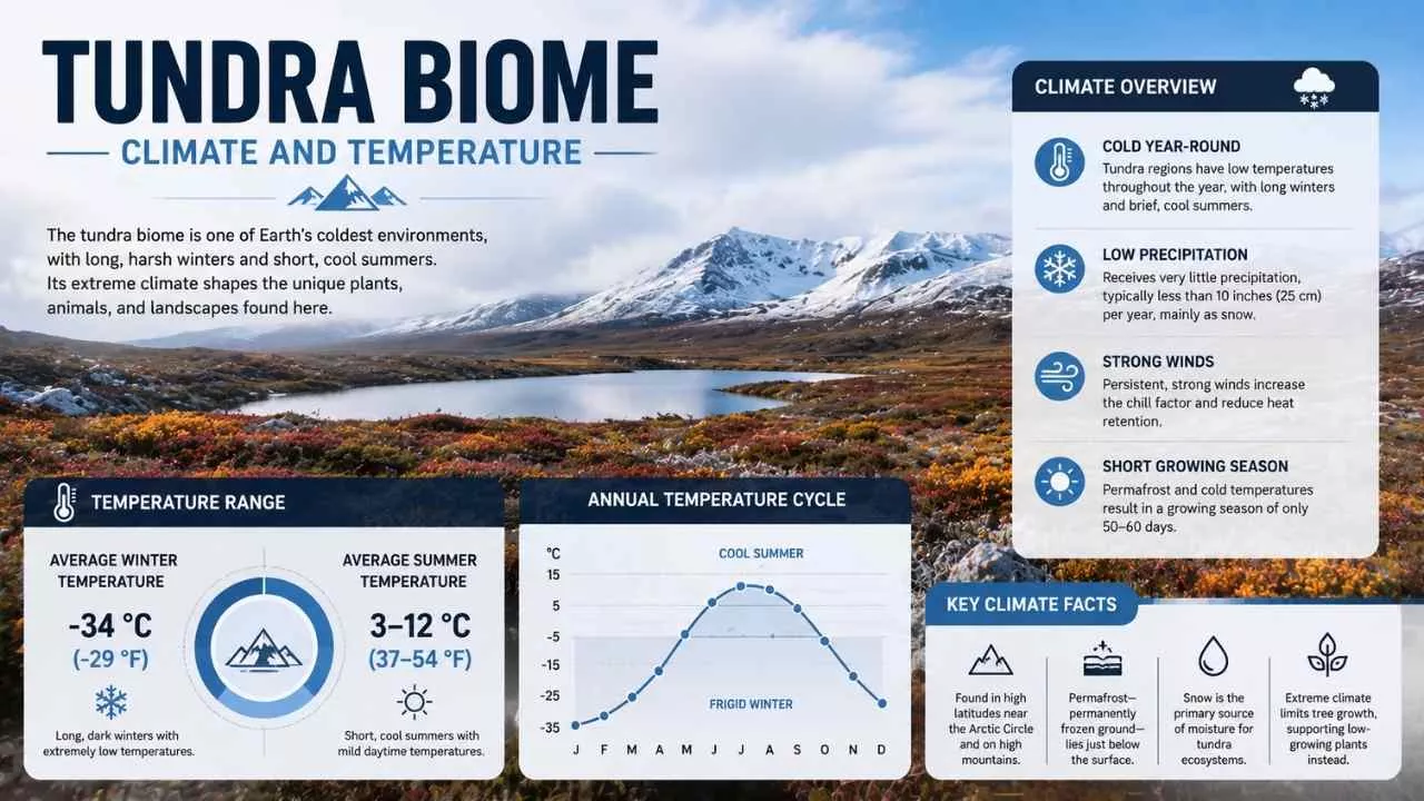 Tundra Biome Climate and Temperature